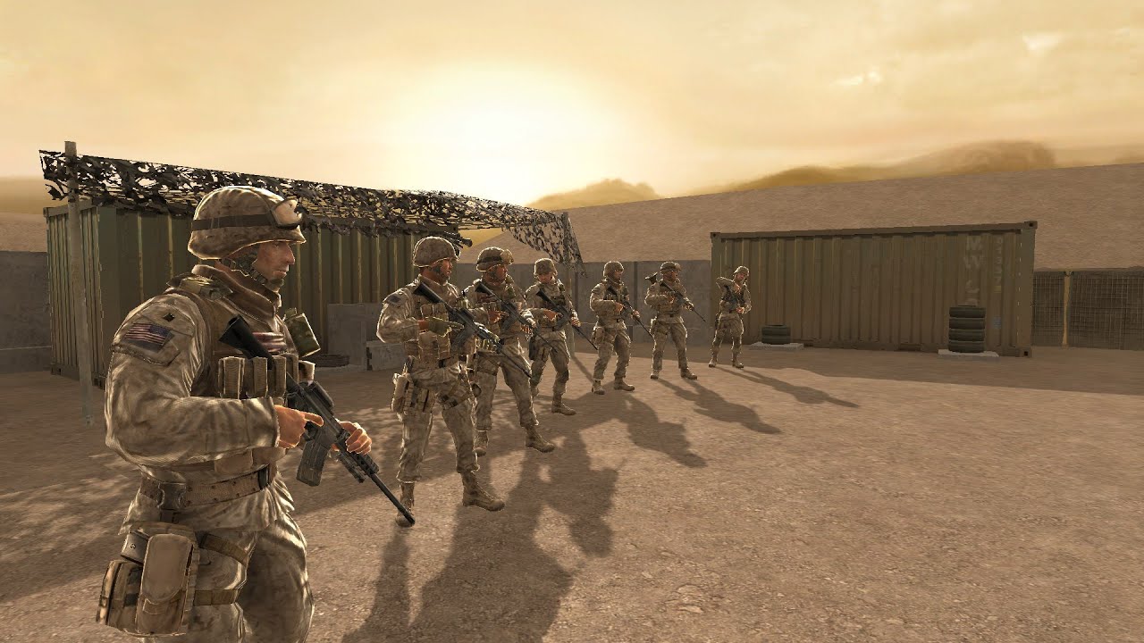 CoD4 MW (2007): Return to Alpha v2.9 (mod) 'Kleenex Training' Gameplay