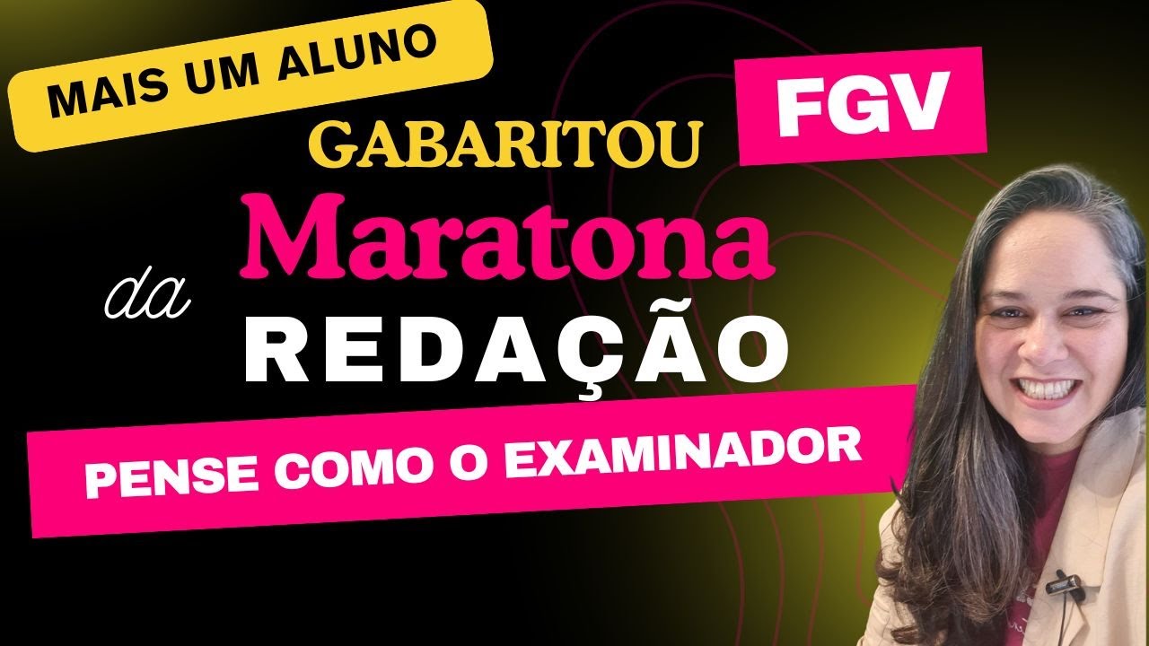 Maratona da redação para concursos - Pense como o examinador - Esquenta  -  Live #323