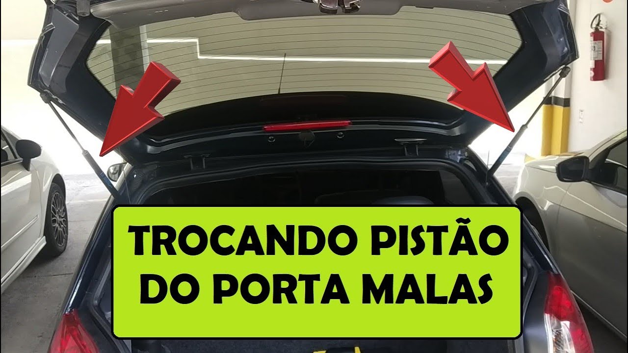 COMO TROCAR O AMORTECEDOR / PISTÃO DO PORTA MALAS DO PALIO E OUTROS CARROS