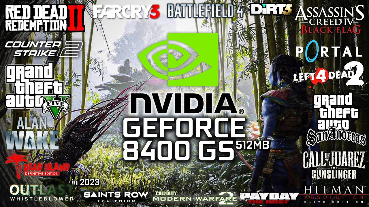 GeForce 8400 GS 512MB in 2023 - Test in 19 Games