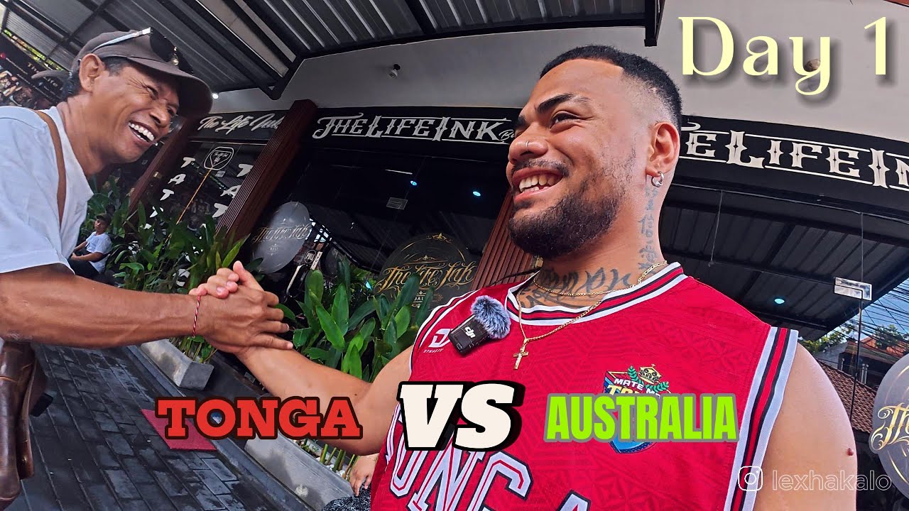 REPPING TONGA 🇹🇴🇹🇴 IN BALI!!