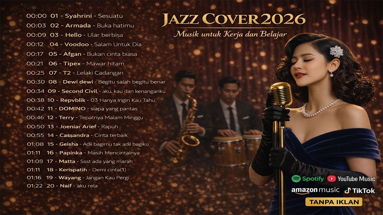 Kumpulan Lagu Pop Hits Indonesia 🎺 Smooth Jazz Cover | Cocok di dengar sambil kerja dan belajar 🎷