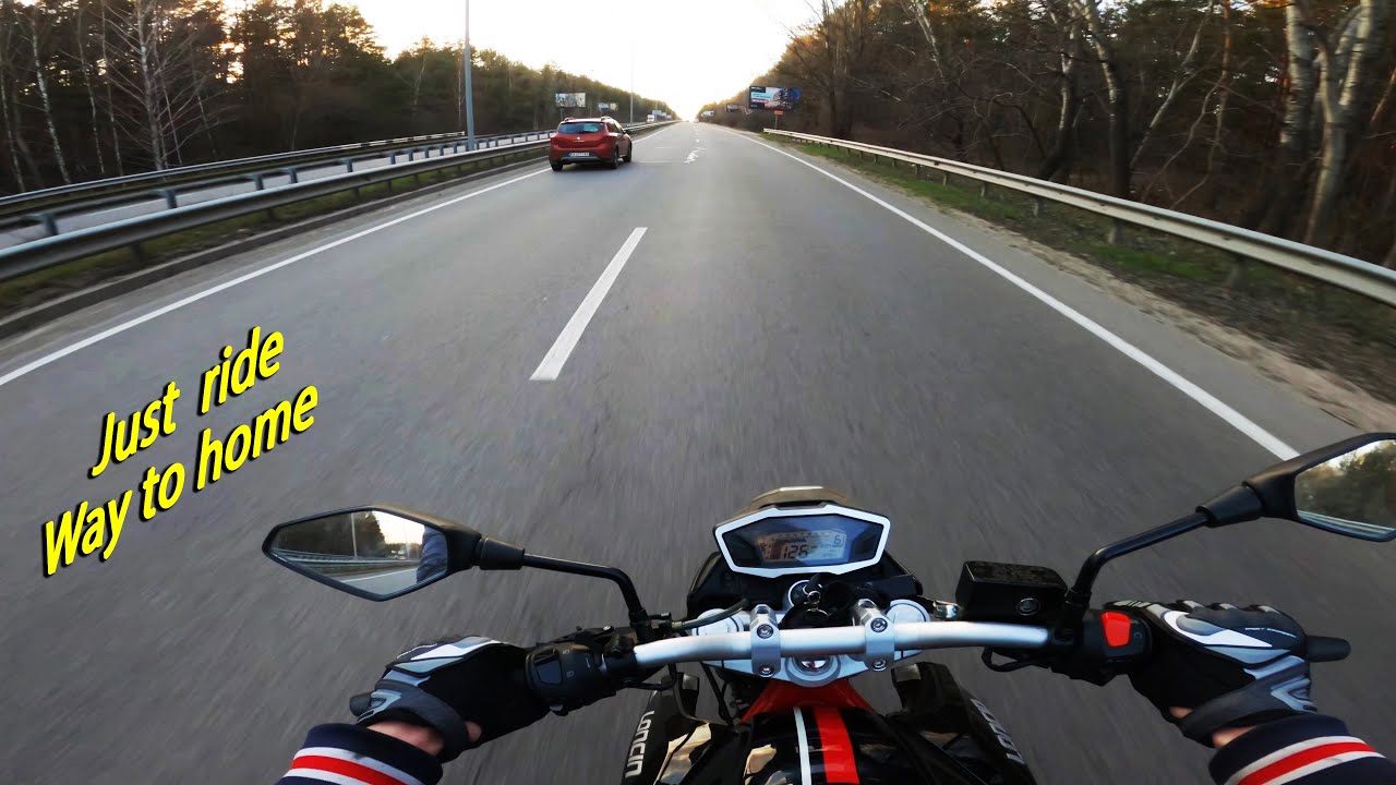 Just Ride | Way to home (4K) | Voge 300R or Loncin 300 CR6