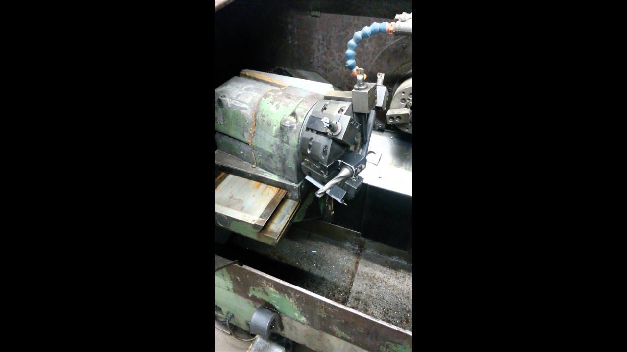 Okuma LC-10, 4th axis simulation CNC