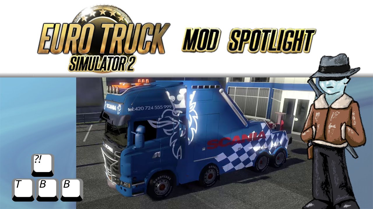 Euro Truck Simulator 2 Mod Spotlight - Scania Tow Truck