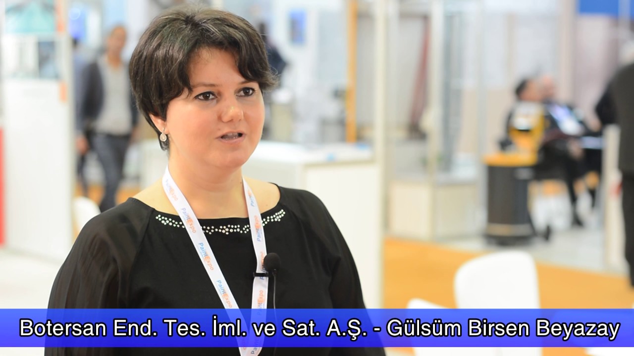Gülsüm Birsen Beyazay - Botersan End  Tes  İml  ve Sat  A Ş - PaintExpo Eurasia 2015