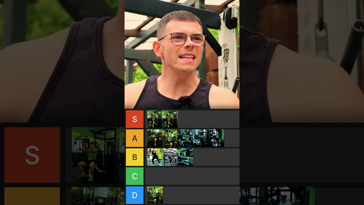 Chest Training Tierlist🔥💪 #chesttraining #muscles #musclebuilding #training #gym #workout