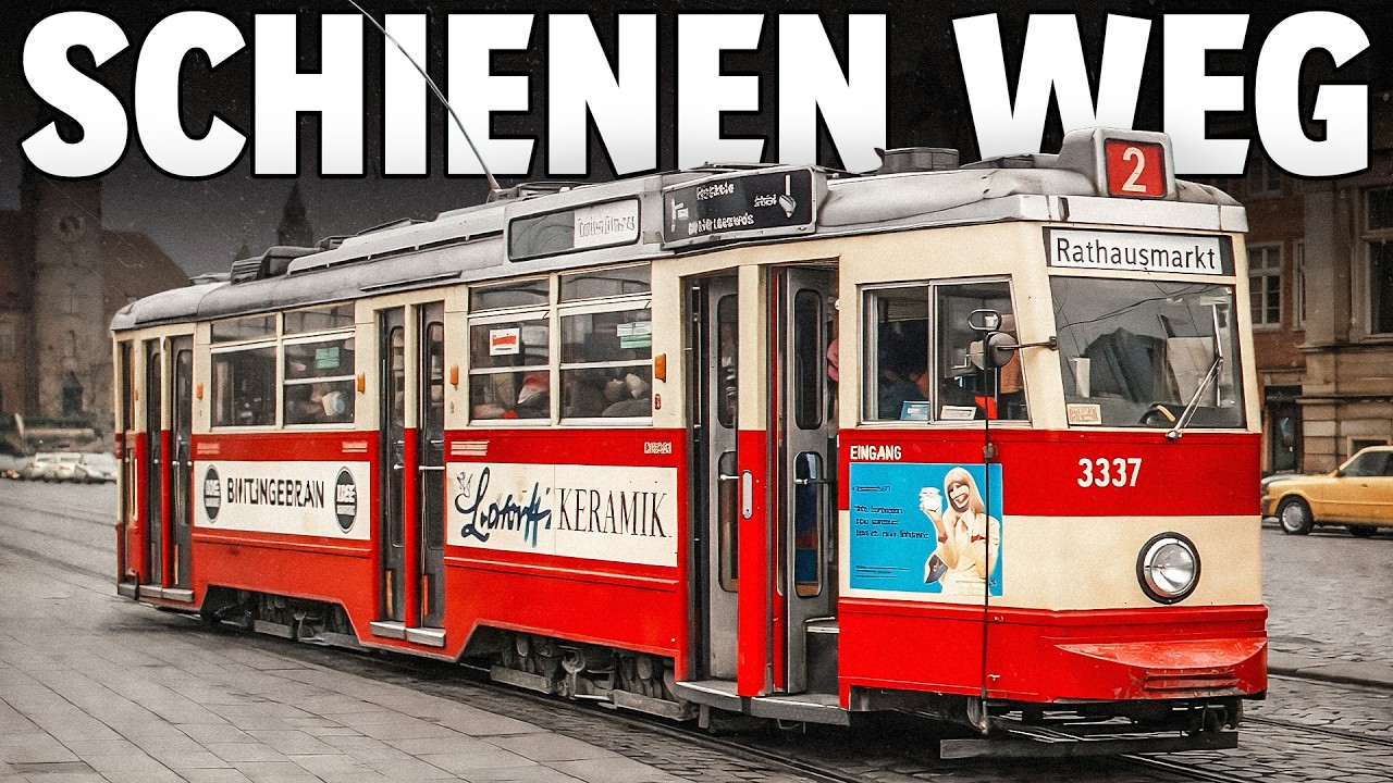 10 vergessene Straßenbahnen - warum Deutschland sie abgeschafft hat!
