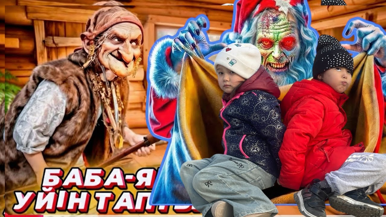 ШЫН БАБА-ЯГАНЫҢ ҮЙІН ТАПТЫҚ😱|БАБА ЯГАНЫҢ ҮЙІН ОРМАНДА ІЗДЕП ЖҮРМІЗ #бабаяга @AYLINKAVITAMINKA 