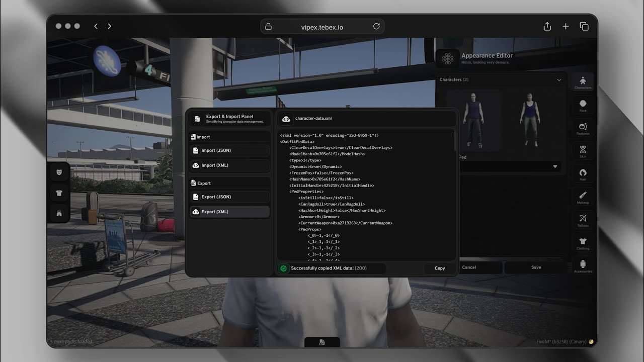 Illenium Appearance — Modernized Redesign & Rewrite in Svelte 5 (FiveM/Cfx.re Platform(s))