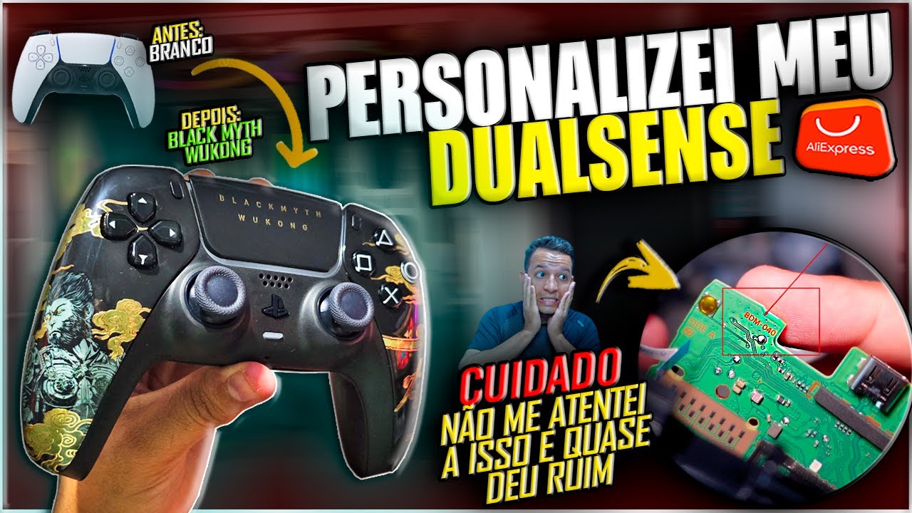 Meu Dualsense Agora É Uma Versão Especial Do Jogo Do Macaco😍foi Barato? Como Trocar?🧐dicas Cruciais🫵