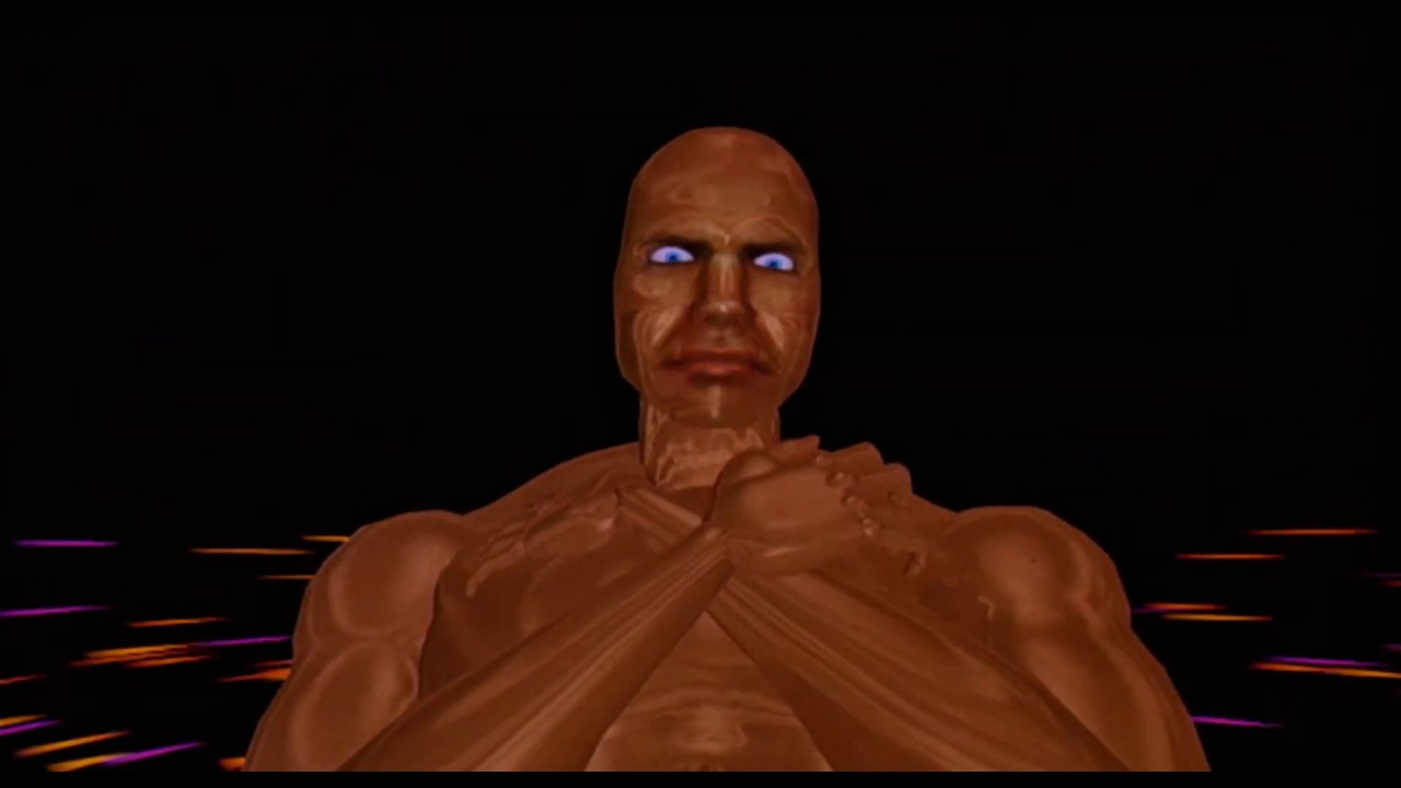 The Birth of Jobe, CGI animation from the 1992 movie 'The Lawnmower Man'