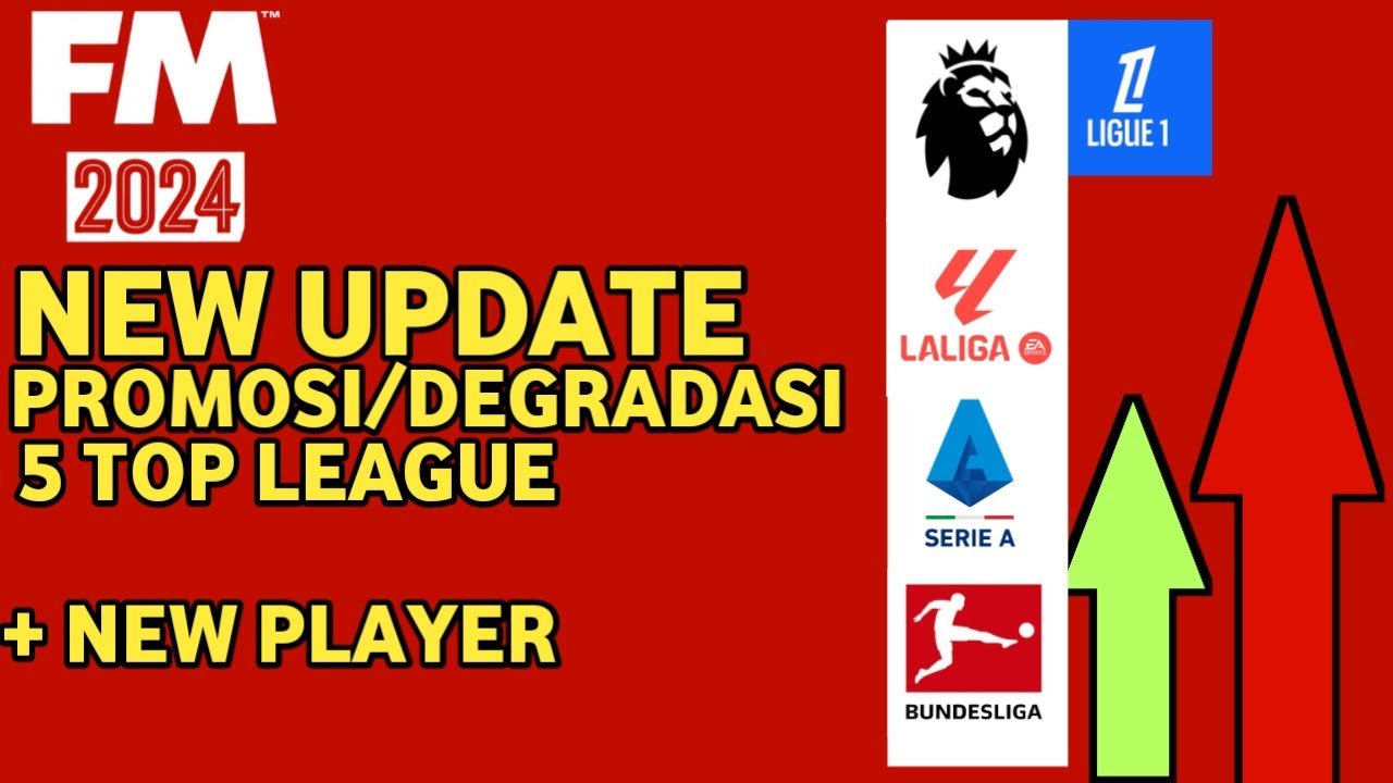 NEW UPDATE PLAYER + PROMOSI/DEGRADASI 25/26 || FOOTBALL MANAGER 2024 MOBILE