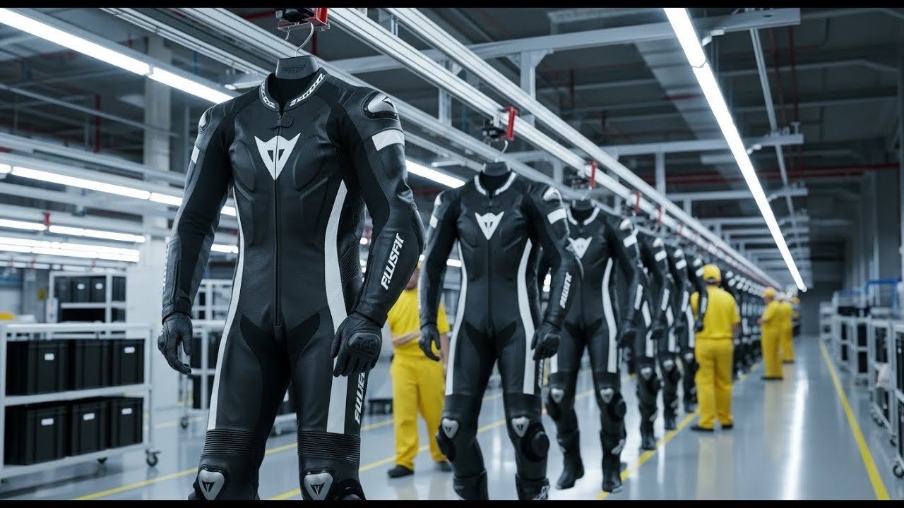 Inside the Motorcycle Leather Suit Factory – (Full Process) How Million-Dollar Suits Are Made