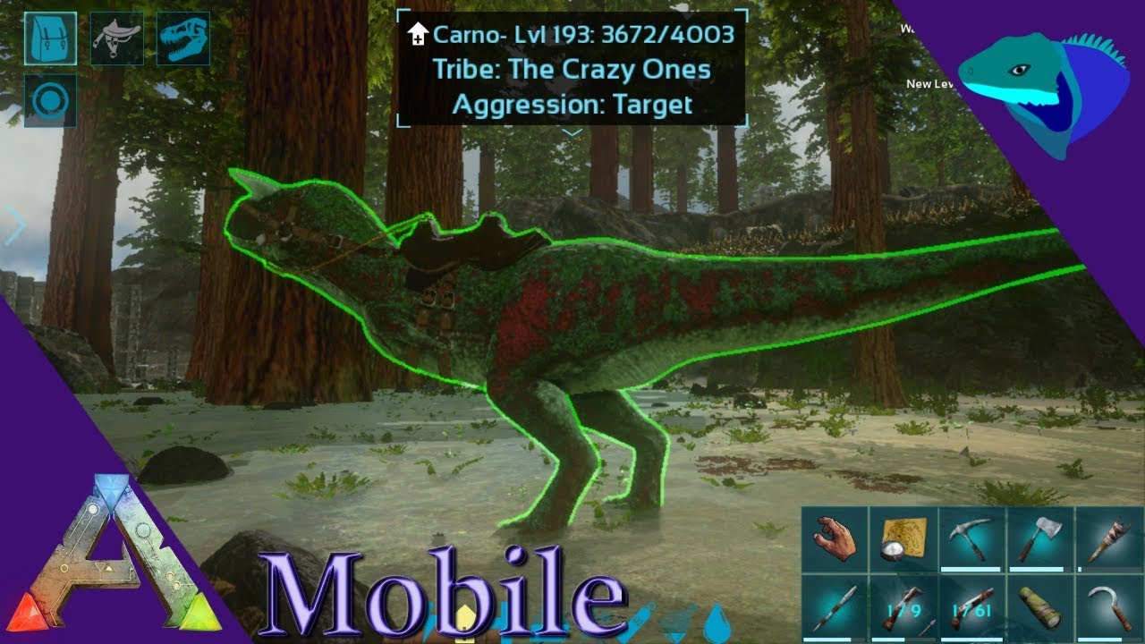 HIGH LEVEL CARNO TAMING! I DONT TRUST THE RAFT! Ark: Mobile [S1:E11]