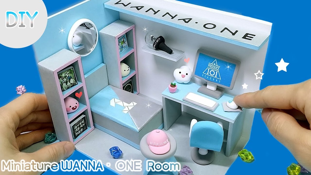 [DIY IDOL ROOM -  WANNA ONE]  아이돌 방 꾸미기 3탄!! 오늘 방 주인공은 나야나~ 워너원 방 만들기