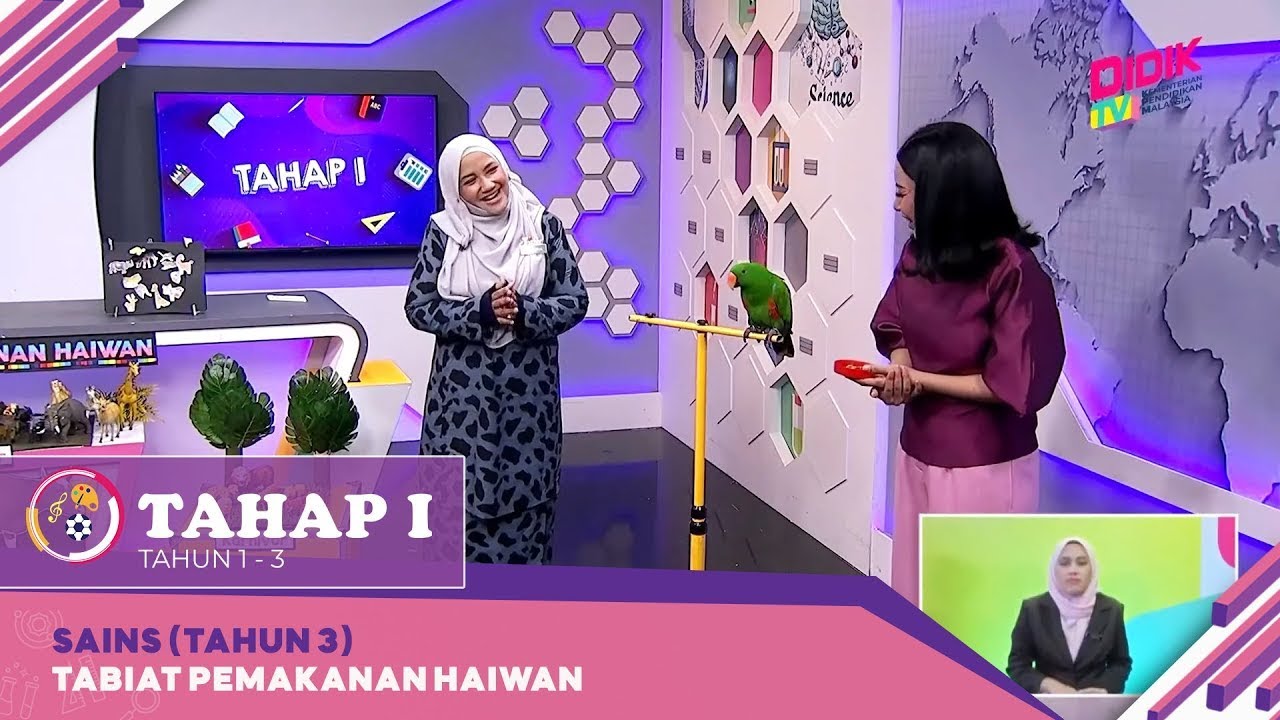 Tahap I (2022) | Sains (Tahun 3): Tabiat Pemakanan Haiwan [R]