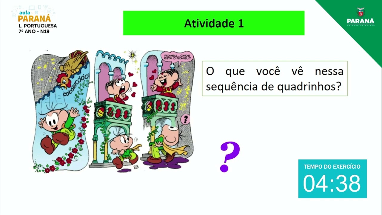 2022 | 7º Ano | Língua Portuguesa | Aula N19 - Leitura de Texto Dramático