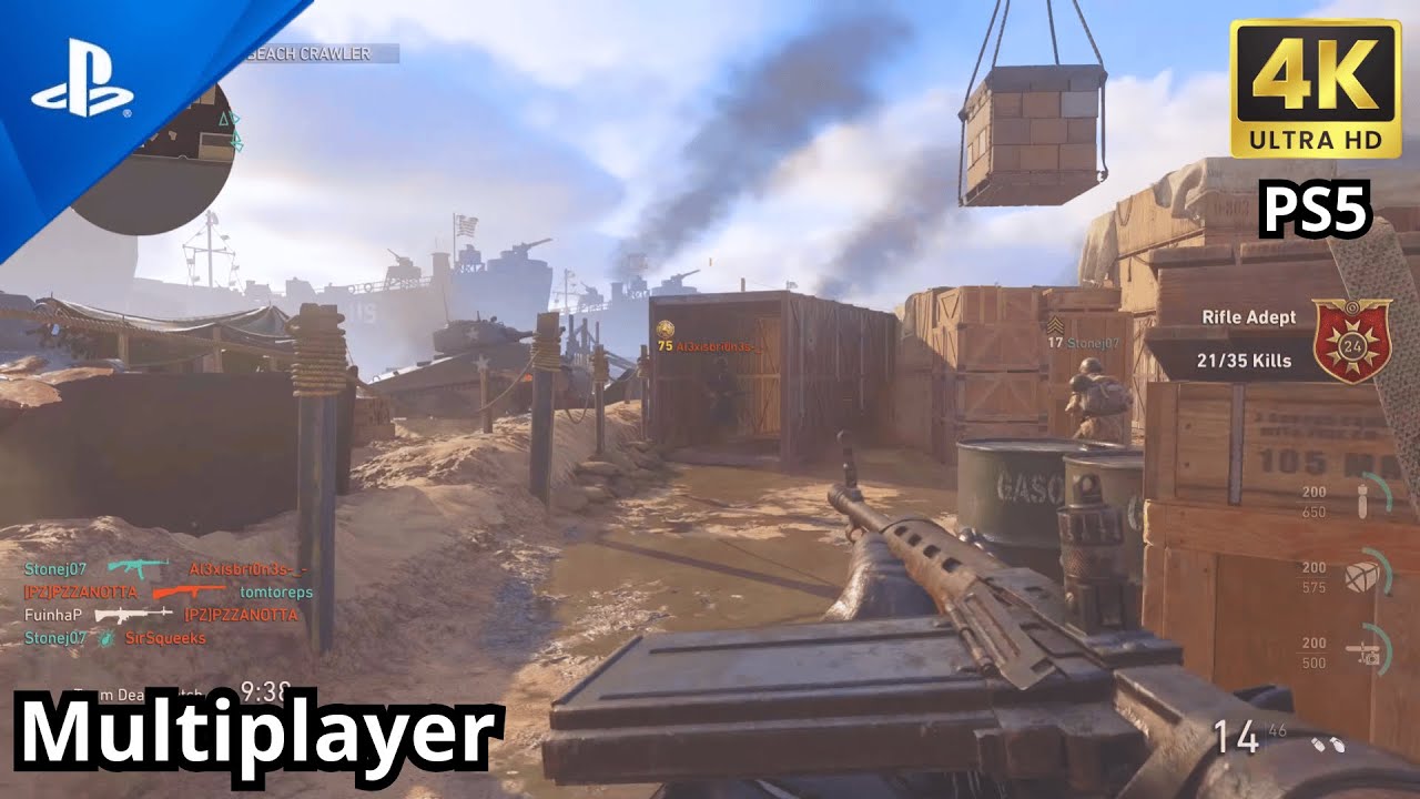 Call of Duty WWII Multiplayer: Valkyrie and Shipment 1944 | Gameplay PS5 4K (No Commentary)