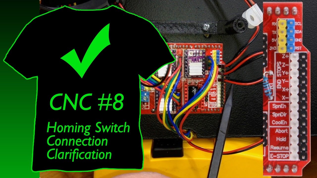 Millright CNC Assembly Part 8 - Homing Switch Connection Clarification
