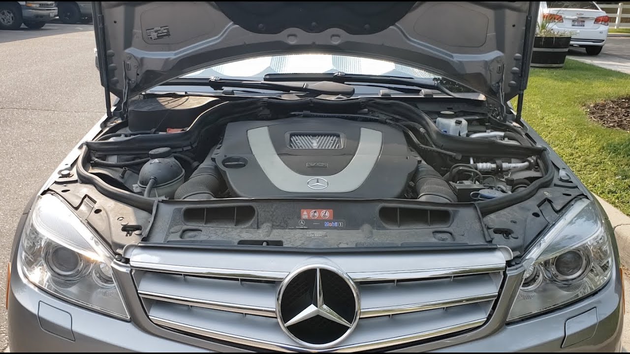 Mercedes C-Class Main Battery Replacement - Simple DIY Instructions. C250 C300 C350 W204 - Solution