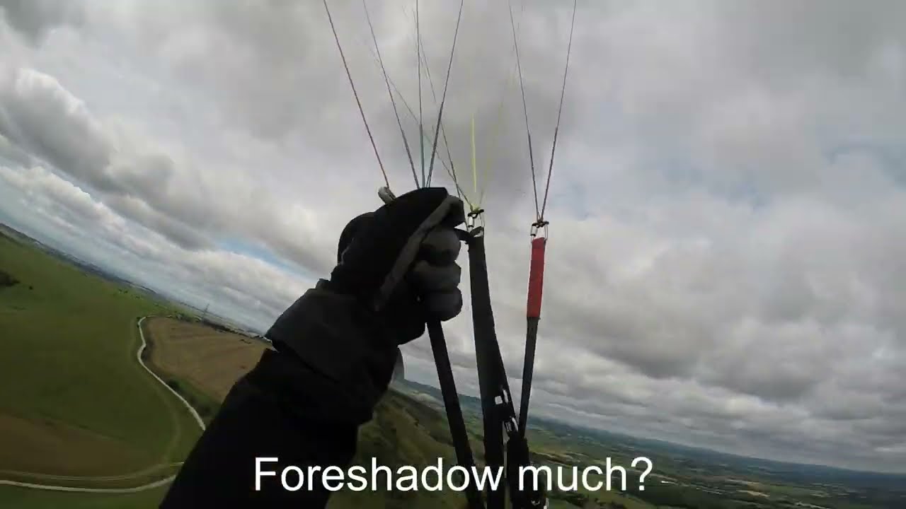 Devil's Dyke - 28/8/23 - Truleigh run and wondering how to fly back down the thermal once topped out