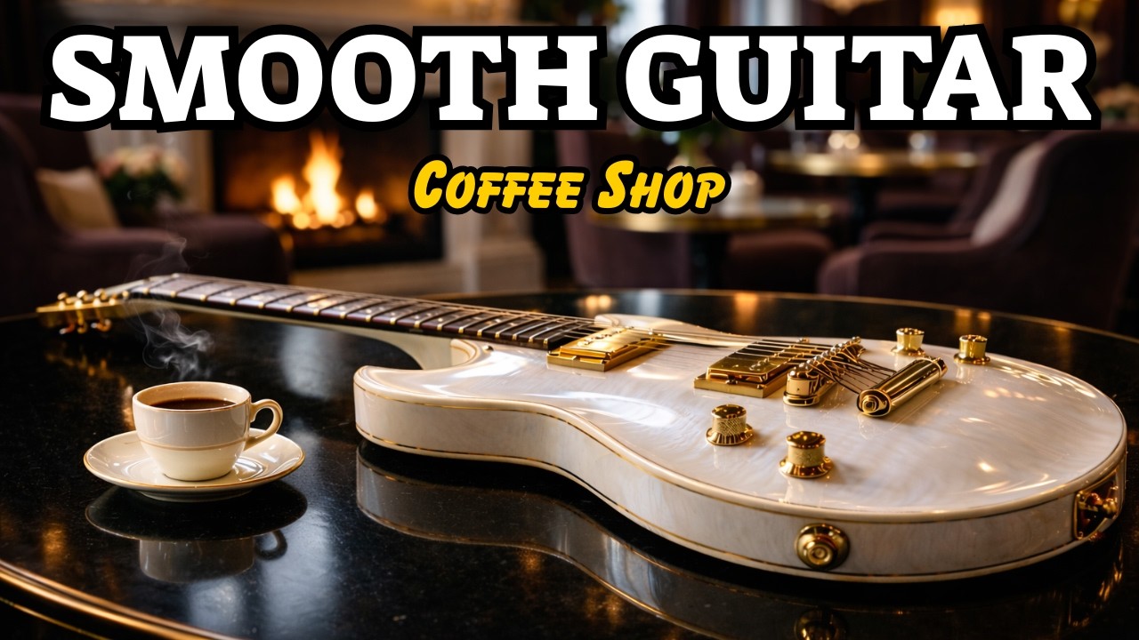 Smooth Jazz Guitar – Cool Coffee Shop Music for Study & Work