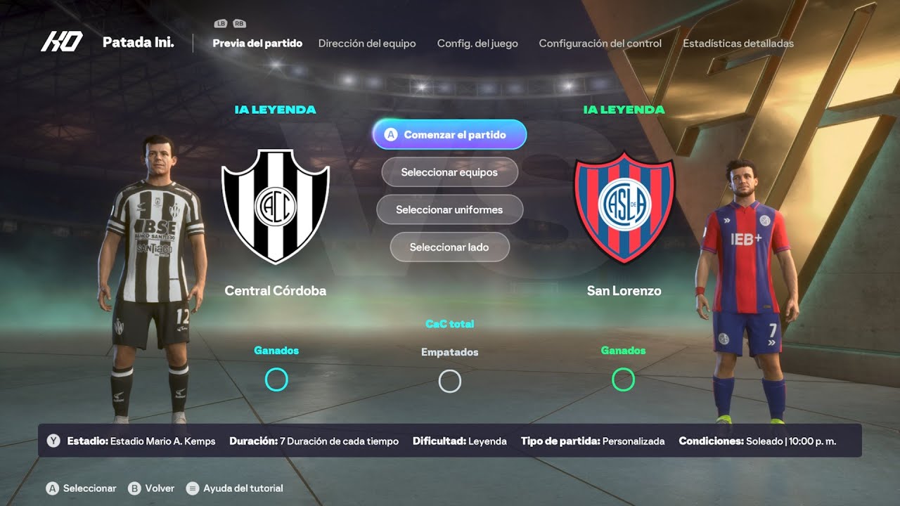 Central Córdoba x San Lorenzo - Ea Fc 26 - XBox Series s