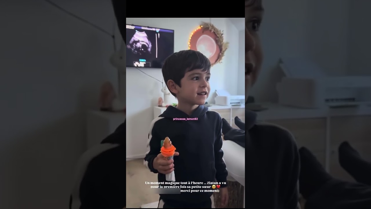 stéphanie clerbois parle de son échographie dont Zlatan était émerveillée en voyant la 3D de sa sœur