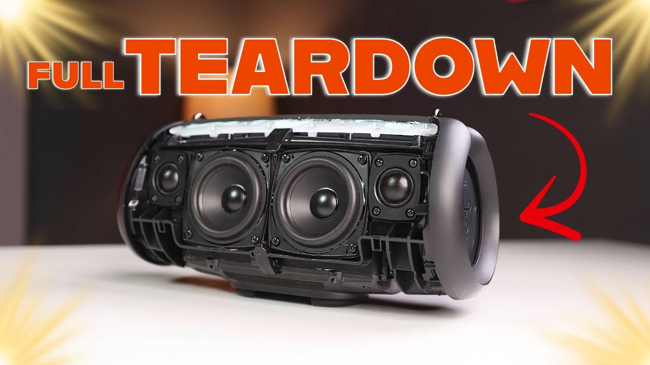 Tribit StormBox Lava 80W Loud Bluetooth Speaker 🪛🔧 TEARDOWN / DISASSEMBLY | What is Inside ?