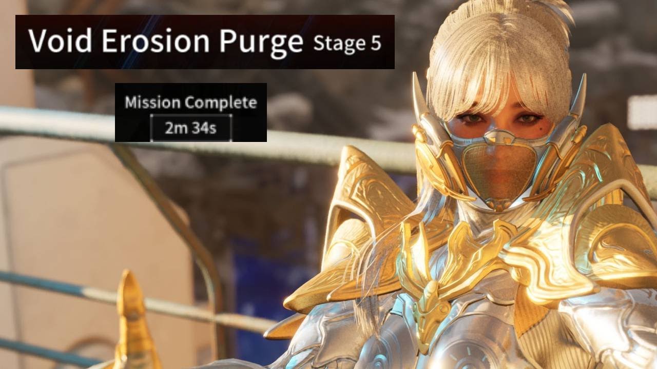 Freyna Void Erosion Purge Challenge 5 - 2min34s run - The First Descendant TFD