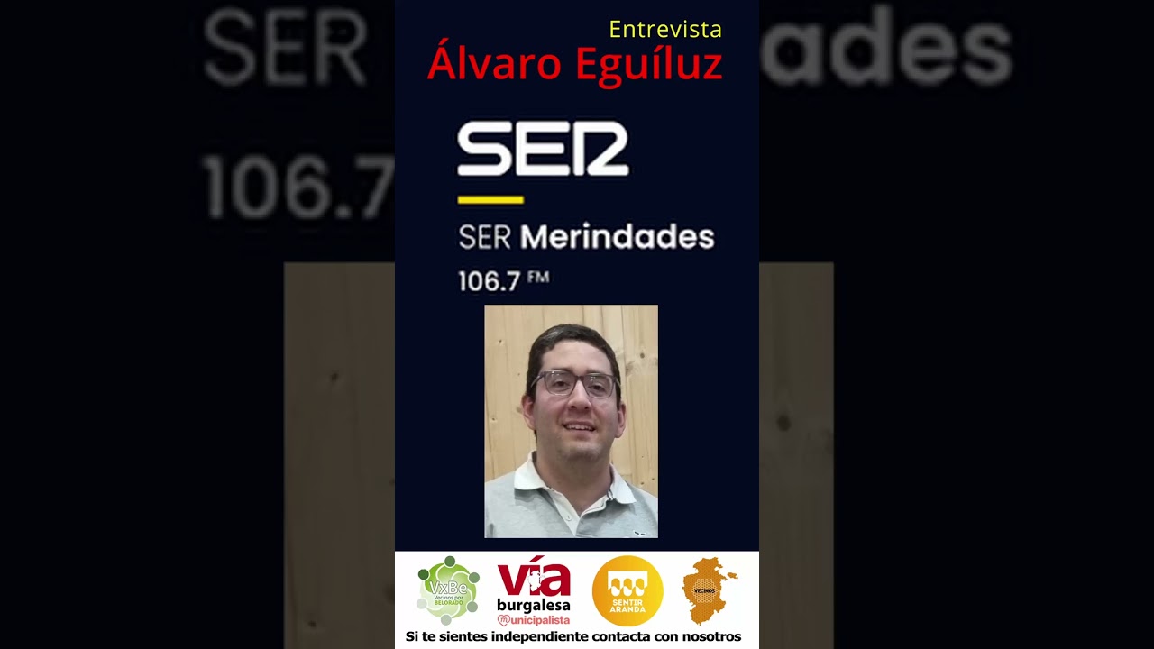 Entrevista al candidato de Vía Burgalesa Municipalista, Álvaro Eguíluz