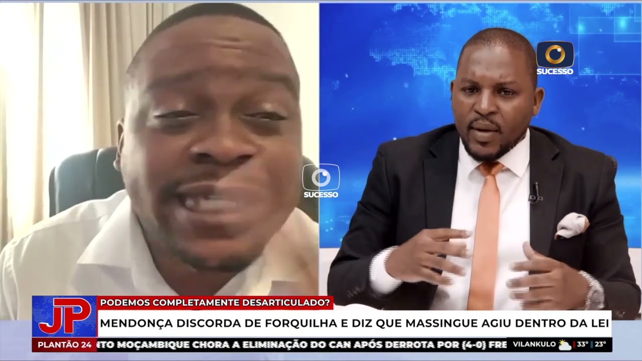 IVANDRO MASSINGUE PISCA &Agrave; DIREITA E ALBINO FORQUILHA PISCA &Agrave; ESQUERDA