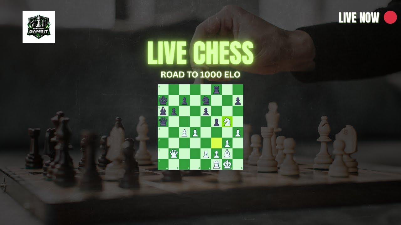 Live Chess Action | Road to 1000 Elo | Can I Defeat Higher Elo Opponents? 