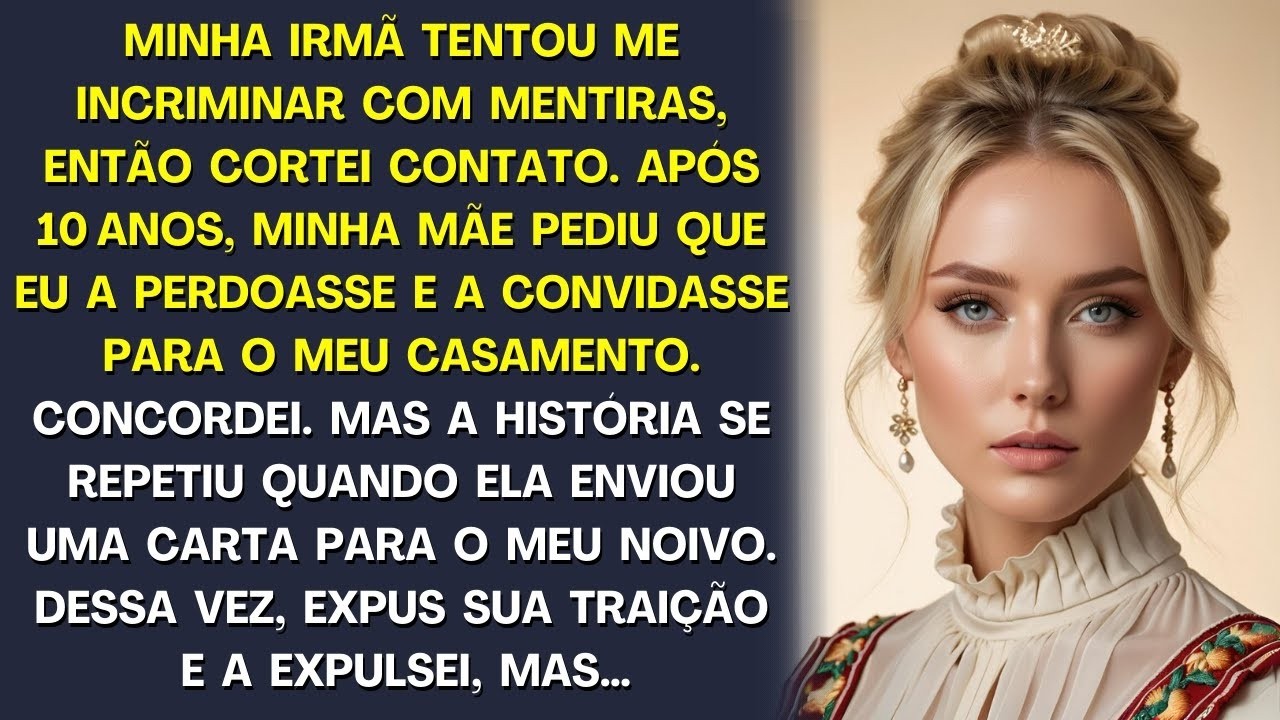 Irmã tentou me incriminar com mentiras, então cortei contato  Após 10 anos a perdoei mas      Reca