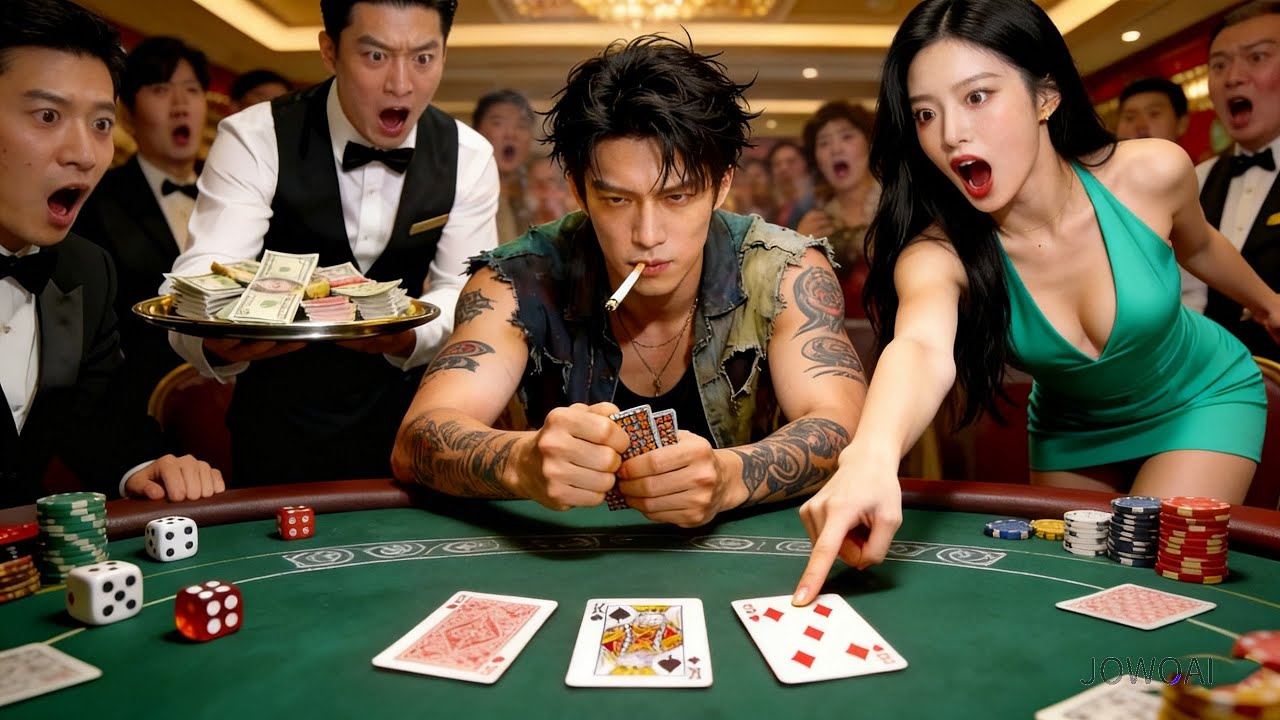 Mendigo Humilhado Revela-se Deus do Jogo: Detona Cassino em 3 Segundos e Faz Todos Se Ajoelharem!