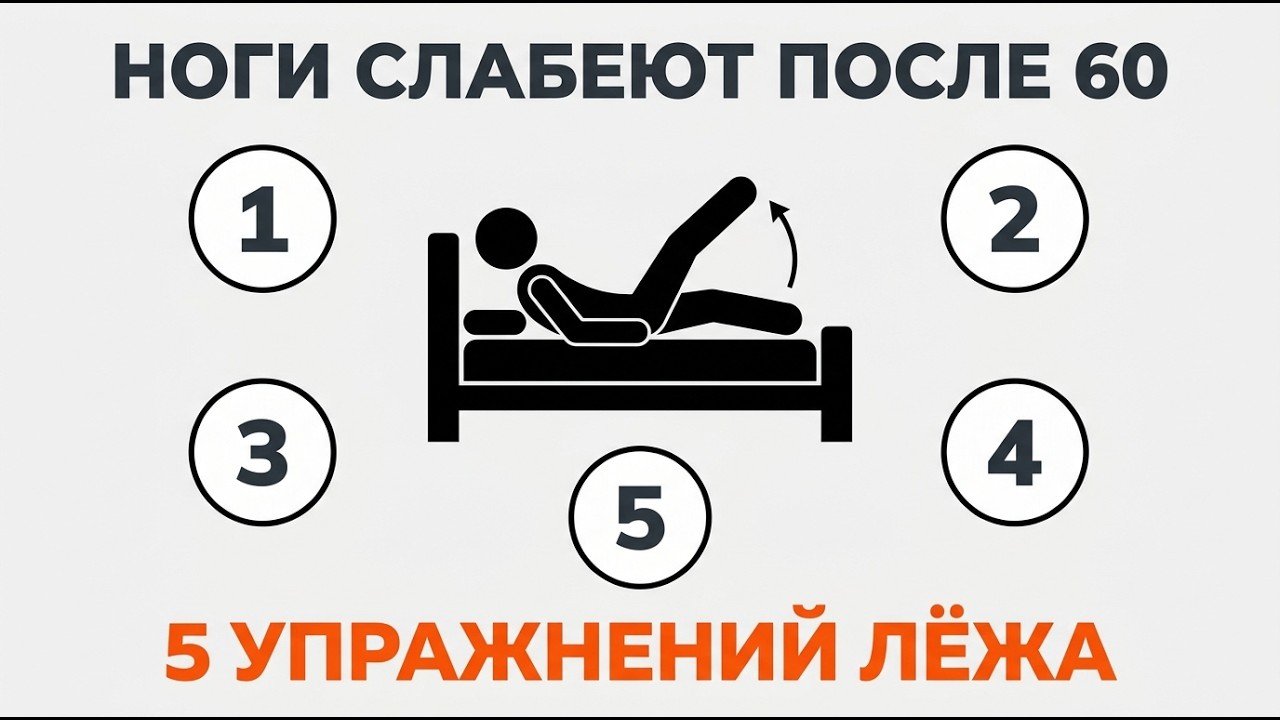 НОГИ решают, сколько вы проживёте. Верните им СИЛУ