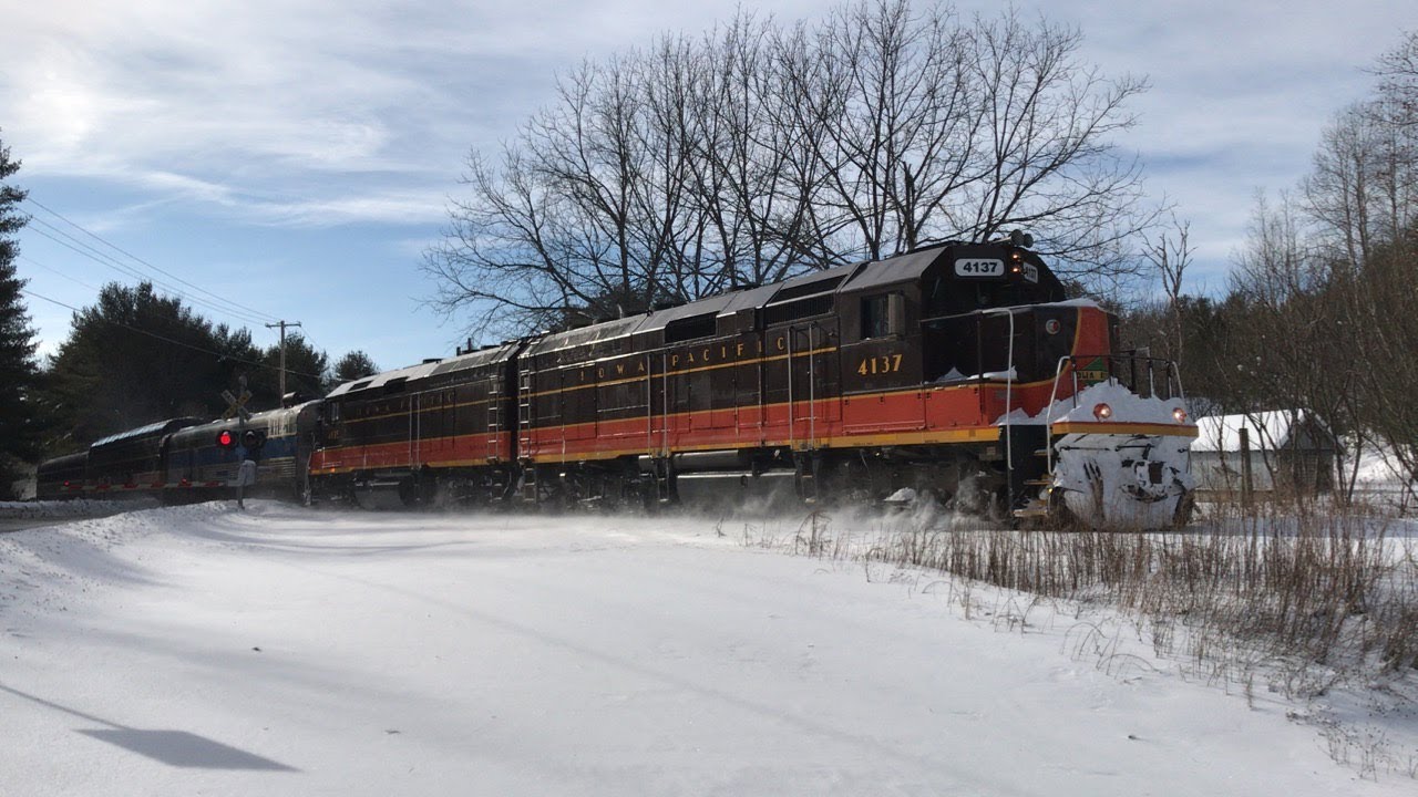 Chasing the Saratoga and North Creek Snow Train 1/6/18