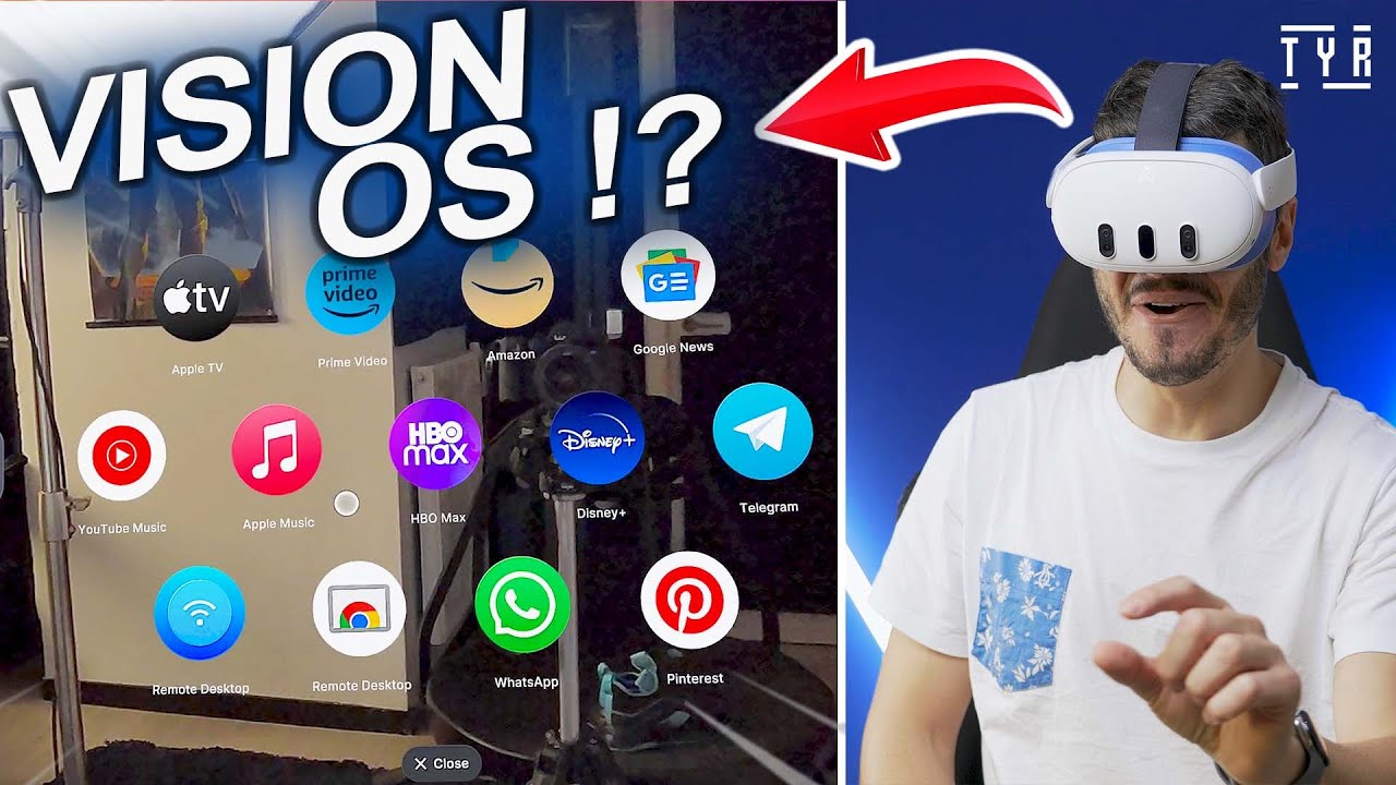 VisionOS работает на QUEST 3? Пространственные вычисления РАЗБЛОКИРОВАНЫ!
