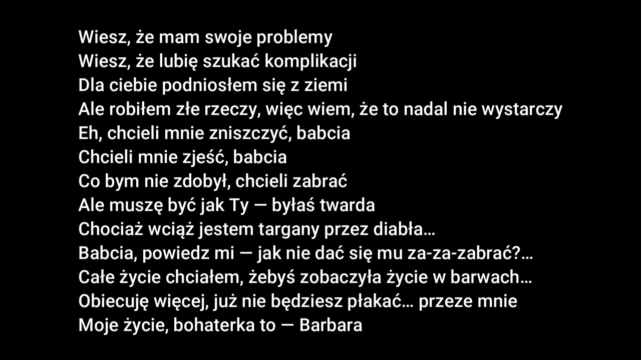 vkie - BARBARA Tekst