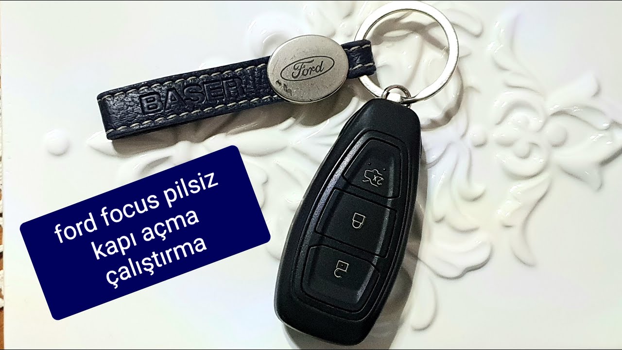 KUMANDA PİLİ BİTTİ FORD FOCUS KAPIYI AÇMA VE PİLSİZ ÇALIŞTIRMA / FORD GİZLİ ANAHTAR