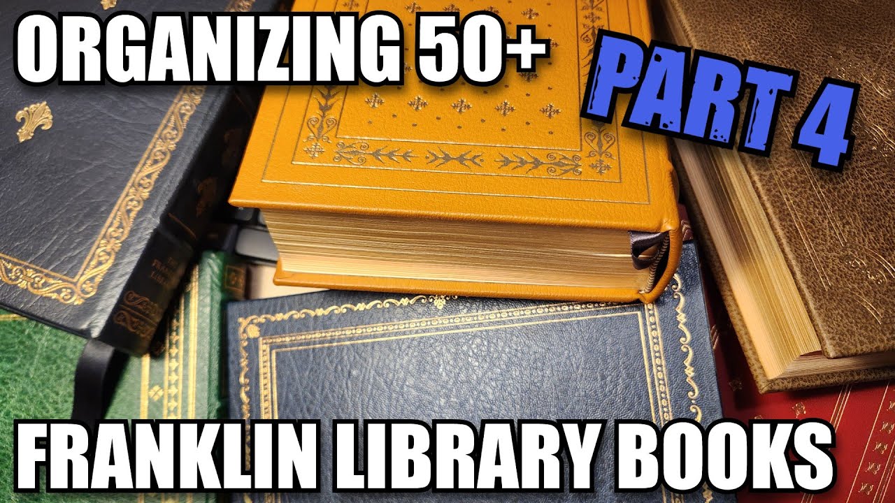 Cleaning & Organizing Over 50 Franklin Library Books | Part 4 - Cataloging