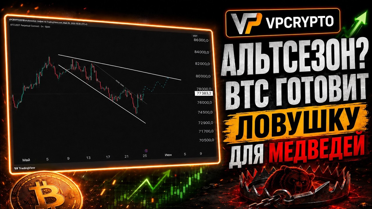 ⚪️ Альтсезон будет? Разбор BTC и USDT.D