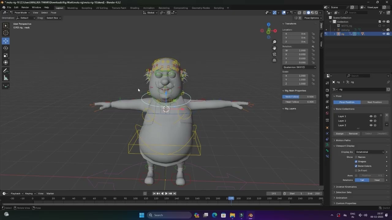 3d Animation & Rig show case 🎬 🎬 
