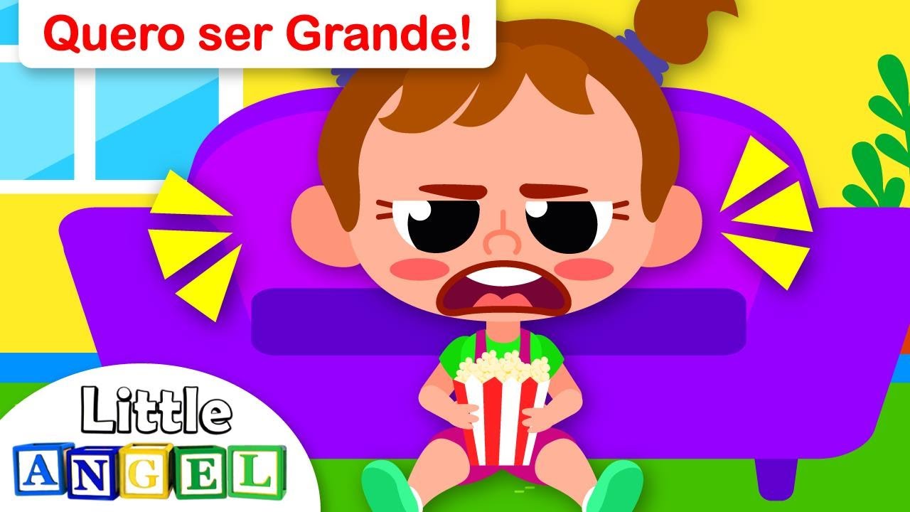 Quero ser Grande | Vídeo infantil | Little Angel Português