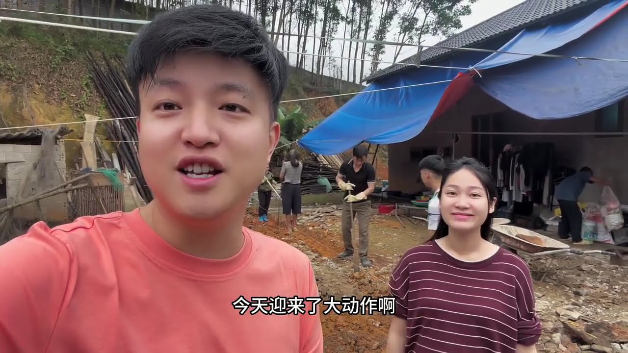 仓库动工！包工头小叔和小舅子联手加速赶工，邻居震惊仓库比他家房子大！#农村生活 #三农