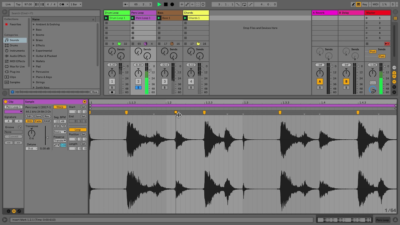 Learn Live: Warping clips