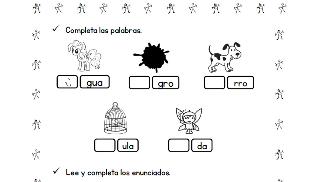 Silabas con la E video 3