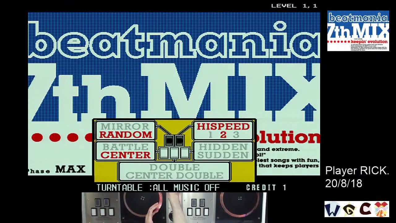 beatmania 7th MIX Live Player RICK.