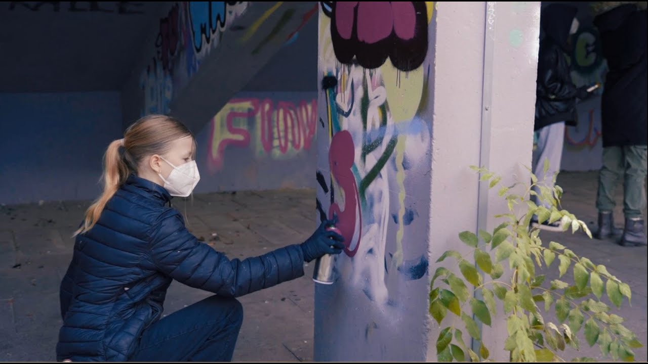 Street Art meets MINT-Production Realschule Aspe 2023